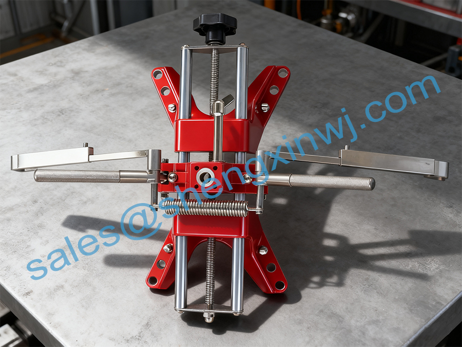 빨간색 휠 정렬 클램프