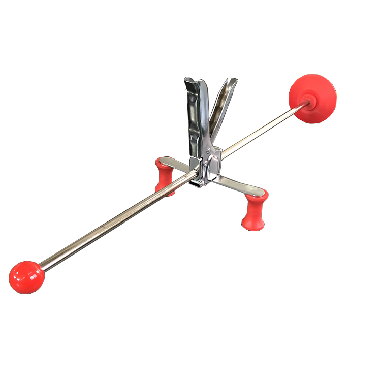 결합된 스티어링 휠 홀더 및 브레이크 압착기